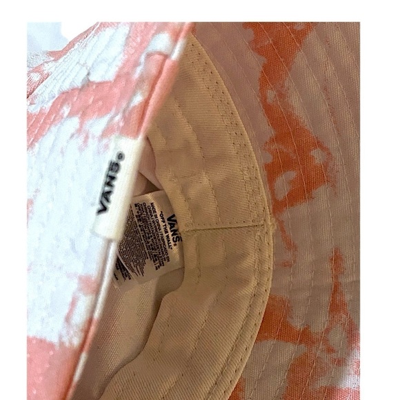 VANS Tie Dyed Bushwick Bucket Hat Pink/White Size Small/Medium Never Worn - Picture 6 of 13